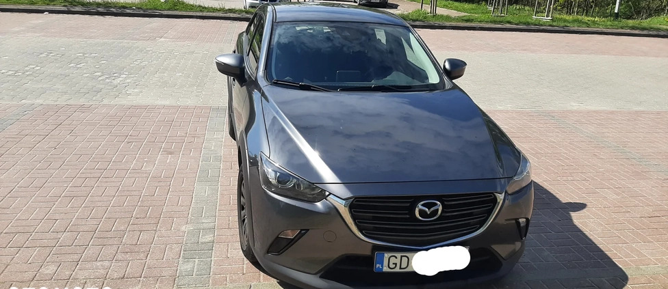 Mazda CX-3 cena 70000 przebieg: 131000, rok produkcji 2019 z Gdańsk małe 106